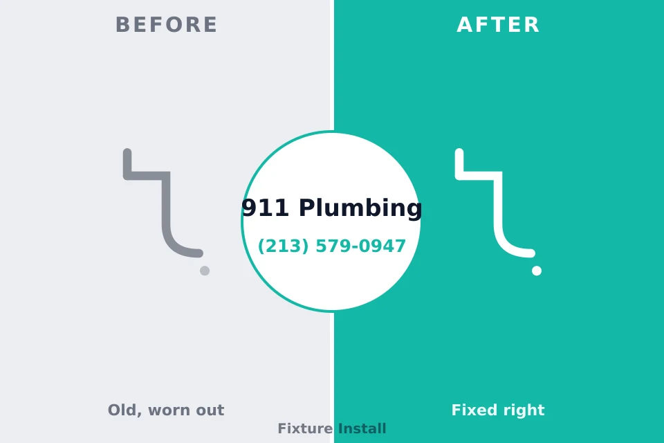 Before and after: plumbing company Webster, TX